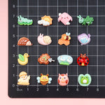 figurines animaux nature kawaii décoratives scrapbooking diy accessoires cheveux mignon enfantin