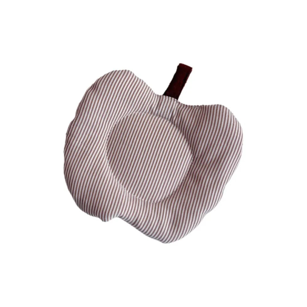 coussin ovale moderne rose clair jaune blanc rayures points confortable bandes noires
