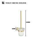 accessoires salle bain porte serviettes barres crochets dorés modernes métal brossé fixations vis incluses
