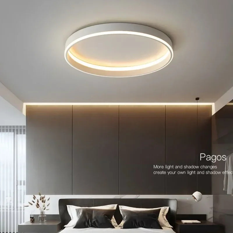 lampe led moderne rectangulaire blanc éclairage quotidien télécommande 40cm 50cm 90cm chambre salon