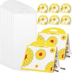 piège papillons pièges mouches autocollants phéromones fleurs papillons graphique Jaune Rouge Blanc