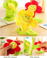 bouquet fleurs peluche rose jaune bleu orange décoration intérieure anniversaire mariage baby shower