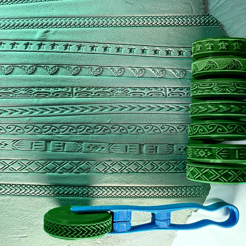 bracelet vert motifs géométriques moderne bracelet bleu motifs géométriques moderne pince bijoux