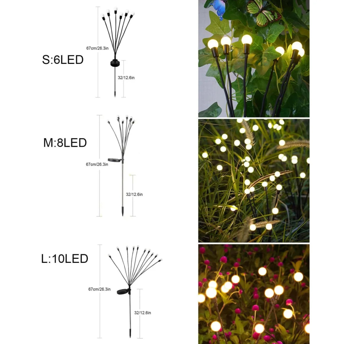 guirlandes lumineuses solaires 10 led noir blanc boules lumineuses feuilles vertes moderne