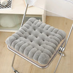 coussin peluche forme biscuit antidérapant coton pp velours polyester moderne gris rose bleu
