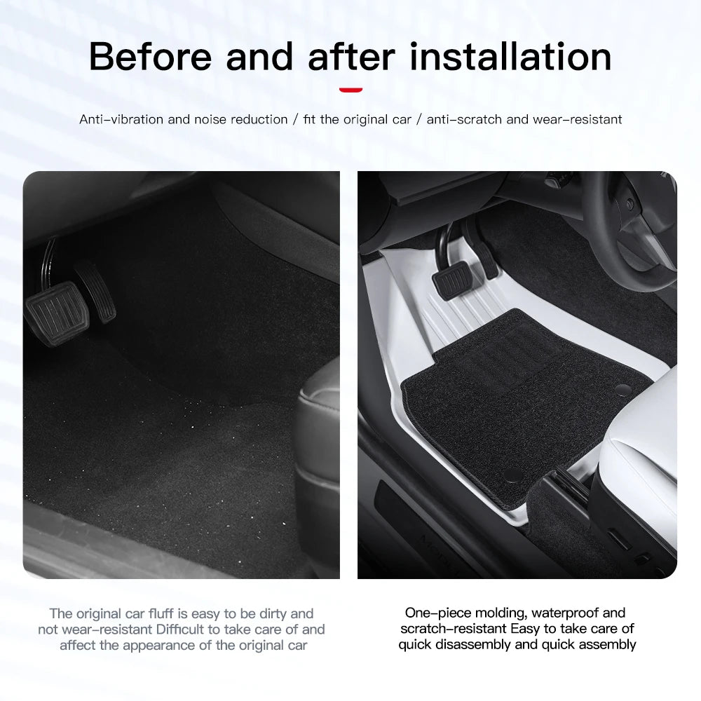 tapis sol voiture noir texture douce moderne antidérapant imperméable environnement luxueux