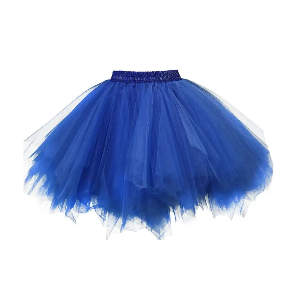 jupette tutu tulle femme classique élastique opaque mini blanc rose violet