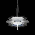 suspension lumineuse moderne dorée cercles concentriques opaque chaîne câble électrique 60 249 lumens 90