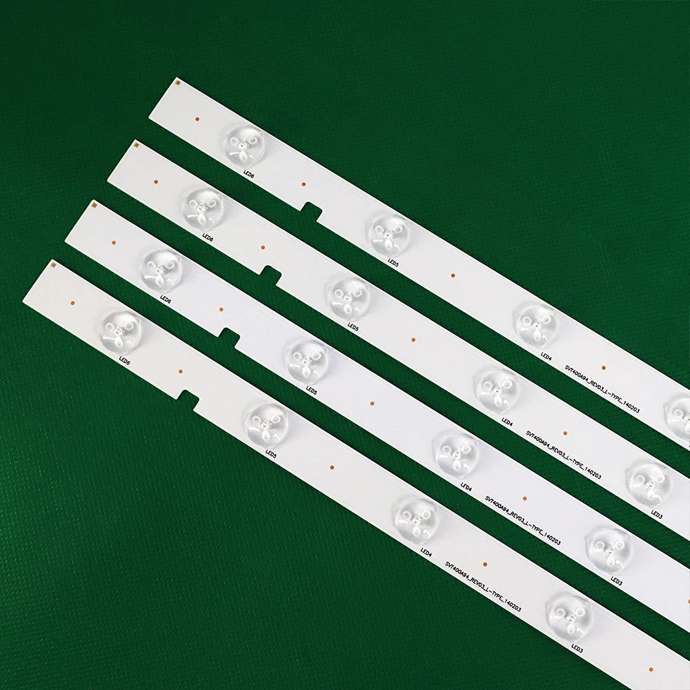 bande lumineuse led blanc moderne adhésive 40 pouces 12 leds 806mm translucent