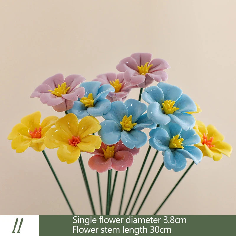 décoration intérieure moderne bouquet artificiel multicolore fleurs roses tulipes décoration maison événement festive