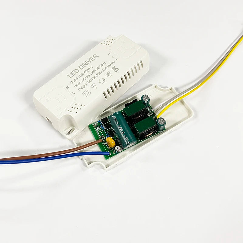 pilote led blanc 120v 240v 2canaux dc130 200v 40 60w ac165 265v 240ma