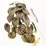 plantes artificielles feuilles vertes modernes sans pot extérieures 58cm 50cm