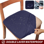 housses chaise spandex imperméable couleurs unies amovibles modernes maison restaurant événements