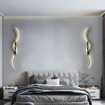 lampes murales modernes or noir led 220v 90 260v sources lumineuses 10 15m² minimaliste