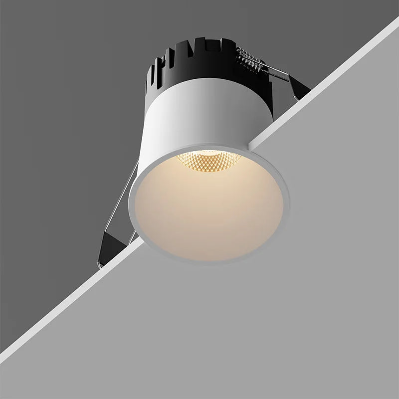 Spot LED moderne blanc noir 75mm 249lm 2700k 6500k DALI dimmable(touch) aluminium