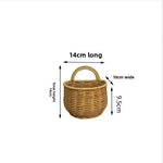 paniers tressés naturels panier suspendu mural rangement fruits légumes crochet scandinave pliable respectueux environnement.storage