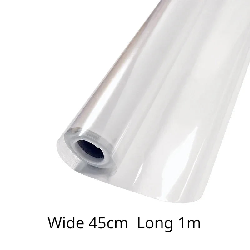 film protection mural transparent adhésif moderne sans motif rouleau 45cm large 1m longueur chambre