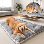 lit animal coussin gris peluche douce moderne confortable 60x120cm 45x90cm 40x60cm