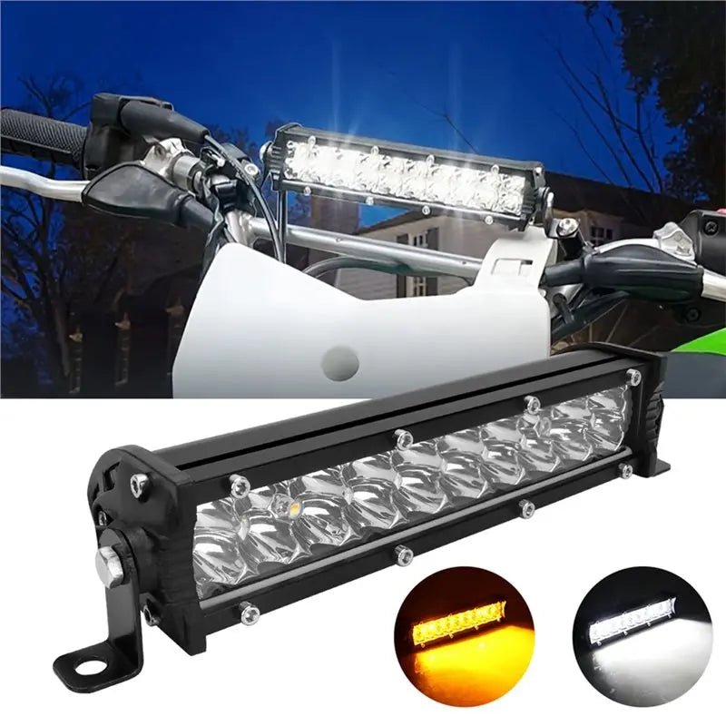 lampe led travail noir tout terrain clips vis condensateur atv suv moto vtt