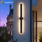 applique murale moderne aluminium noir ip65 2492000lm led 85265vextérieur