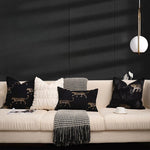 coussins imprimés animaux tigre léopard noir contemporains décoratifs sofa chaise voiture 50x50cm 45x45cm
