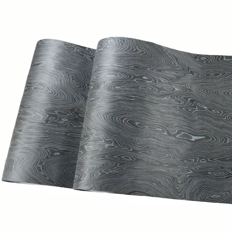papier peint gris moderne rayures horizontales motifs géométriques bois naturel