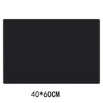 tapis cuisine silicone moderne noir anti dérapant clips 60x40cm lavable resistant chaleur