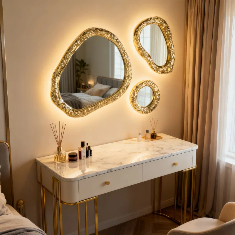miroirs ornementaux floraux classiques décoration murale chambre bureauhôtel salon