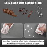 tapis antifatigue antidérapant mousse mémoire forme moderne gris noir imperméable bords biseautés