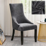 housse chaise velours extensible imprimé floral fauteuil salle manger moderne décoration
