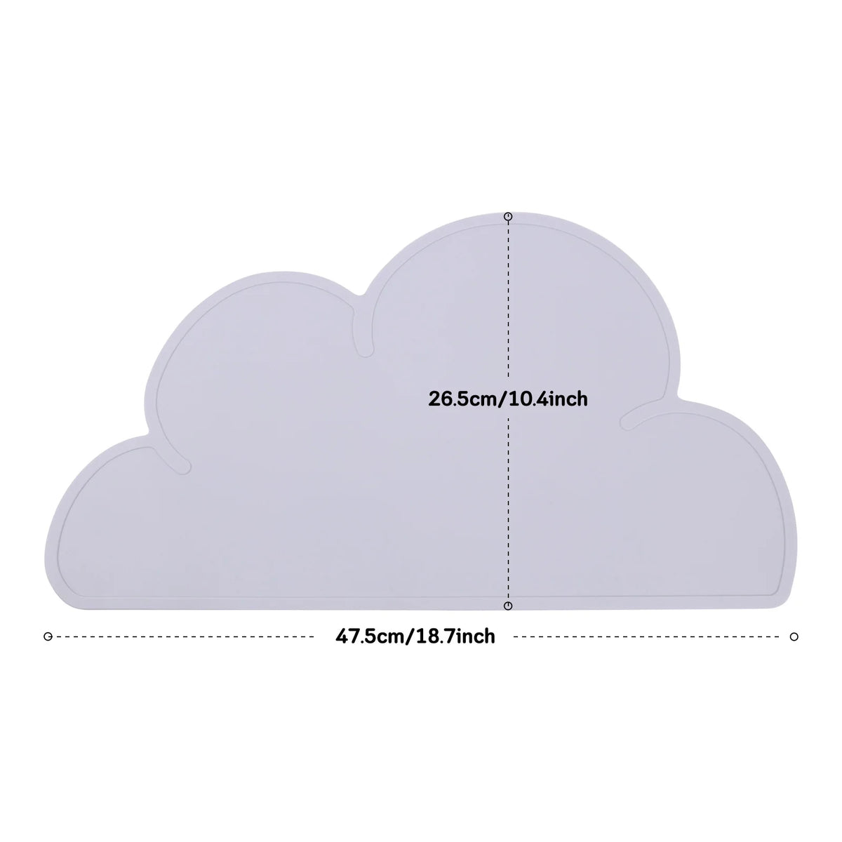 matelas nuage imperméable multicolore moderne assiette chat facile nettoyer silicone placemat
