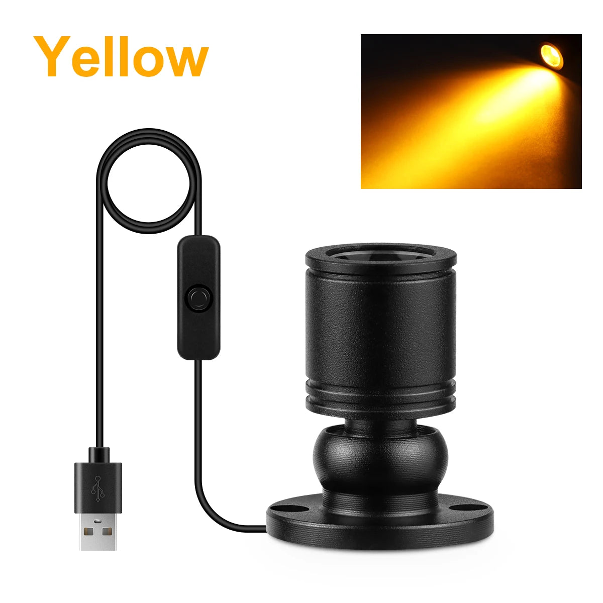 projecteur led couleur usb 5v blanc noir vert rouge bleu jaune violet transparent moderne