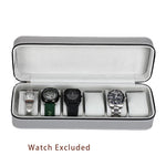 boîte montres simili cuir zipper 10 compartiments supports classique vert noir gris