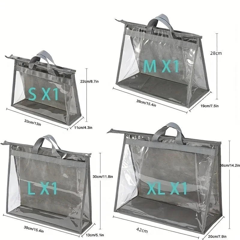sac rangement réutilisable pvc waterproof poignées détachables moderne pratique xl
