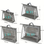 sac rangement réutilisable pvc waterproof poignées détachables moderne pratique xl