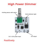 module dimmage led variateur interrupteur rotatif connecteurs electriques pcb blanc moderne