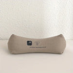 oreiller forme couverture polyester texture minimaliste beige taupe lit decoration