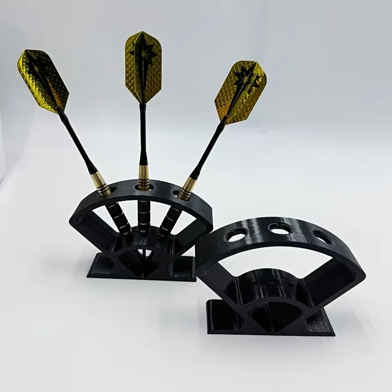 rangement fléchettes support fléchettes porte fléchettes moderne étoiles texturé 3d noir jaune salon jeux