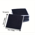 fixations antidérapantes tapis réutilisables adhésives poils longs modernes 6cmx6cm polyester nylon opaque beigeclair gris
