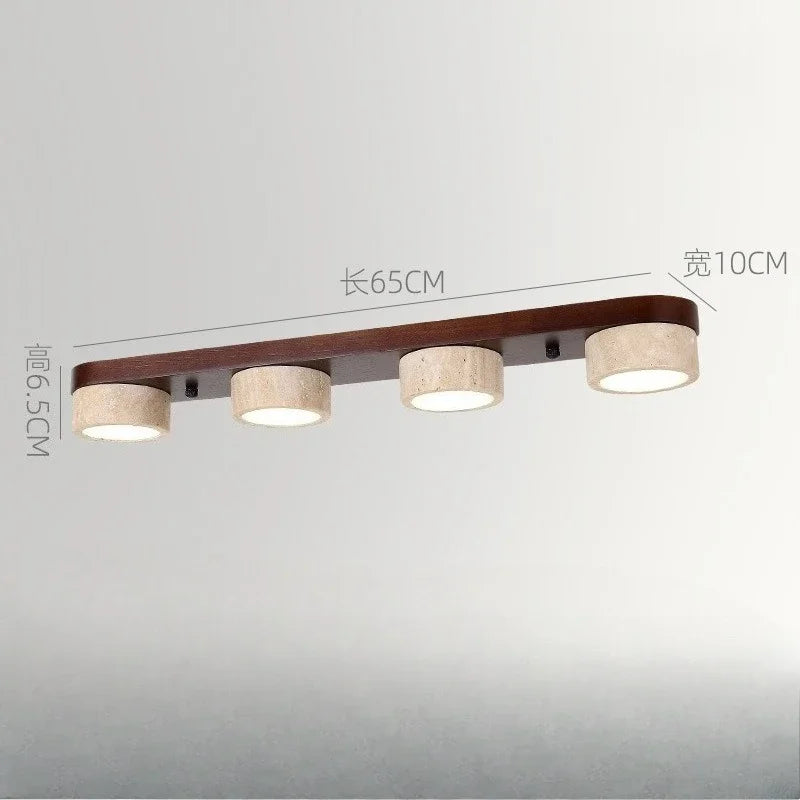 lampe moderne marron clair texture naturelle éclairage led minimaliste chambre salon entrée étude