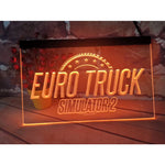 Enseigne lumineuse camion acrylique 3D vue de face