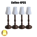lampe table champignon blanc marron classique base stable abat jour câble