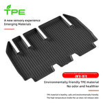 tapis sol noir rayures horizontales contemporain imperméable tpe voiture facile nettoyer tapis personnalisable fibre