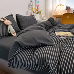 Ensemble literie avec housse de couette et taies d'oreiller