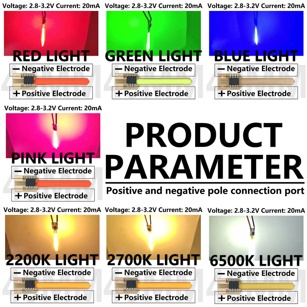 led 40mm vert orange jaune rose blanc bleu adhésif câbles connecteurs modernes