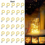 guirlande lumineuse fil cuivre led blanc chaud clips moderne étanche chambre vacances decoration