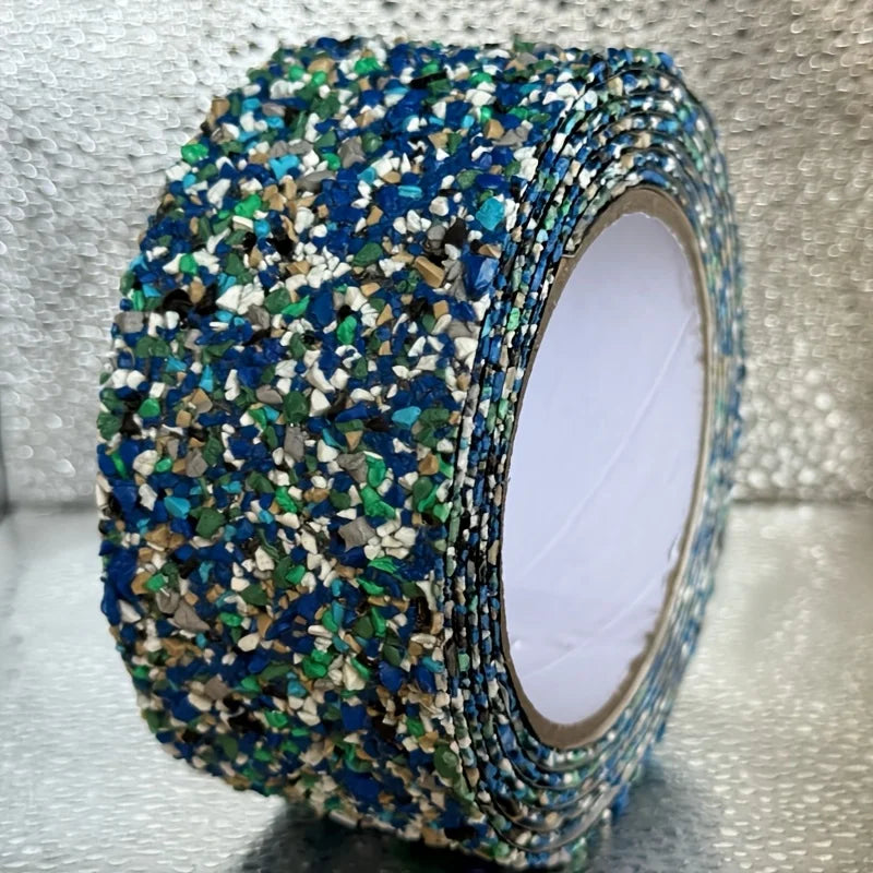 ruban anti dérapant adhésif puissant bleu vert blanc noir mat granulaire moderne durable sécurité