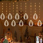 guirlande lumineuse moderne blanc multicolore forme géométrique décorative chambre noël