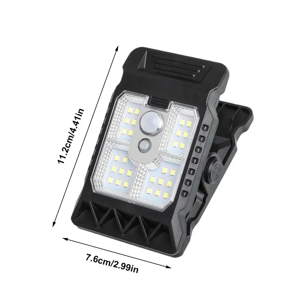 lampes solaires modernes noires autonomes capteur mouvement étanches jardin extérieur sécuritéurgence
