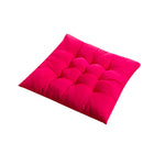 coussin carré moderne 40cm capitonné antidérapant massage lit siège couleur variéeOpaque